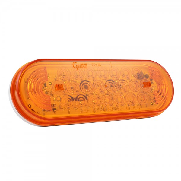 Grote Oval LED Strobe Lights Amber 77363 - Bergey's Truck Centers