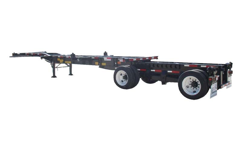 Cheetah Chassis 20'-40' MAXIMIZER 12-PIN 2-AXLE FLIP-UP REAR BOLSTER CHASSIS - image 1 of 1