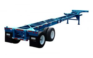 Cheetah Chassis 20'-40'-45' CITY 49" SPREAD 2-AXLE CHASSIS blue-20-40-45-tandem-ps