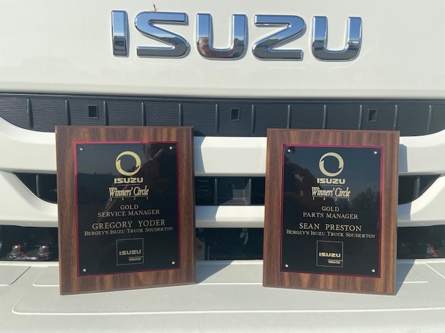 Bergeys Truck Center Souderton Isuzu gold level Winners Circle 2021