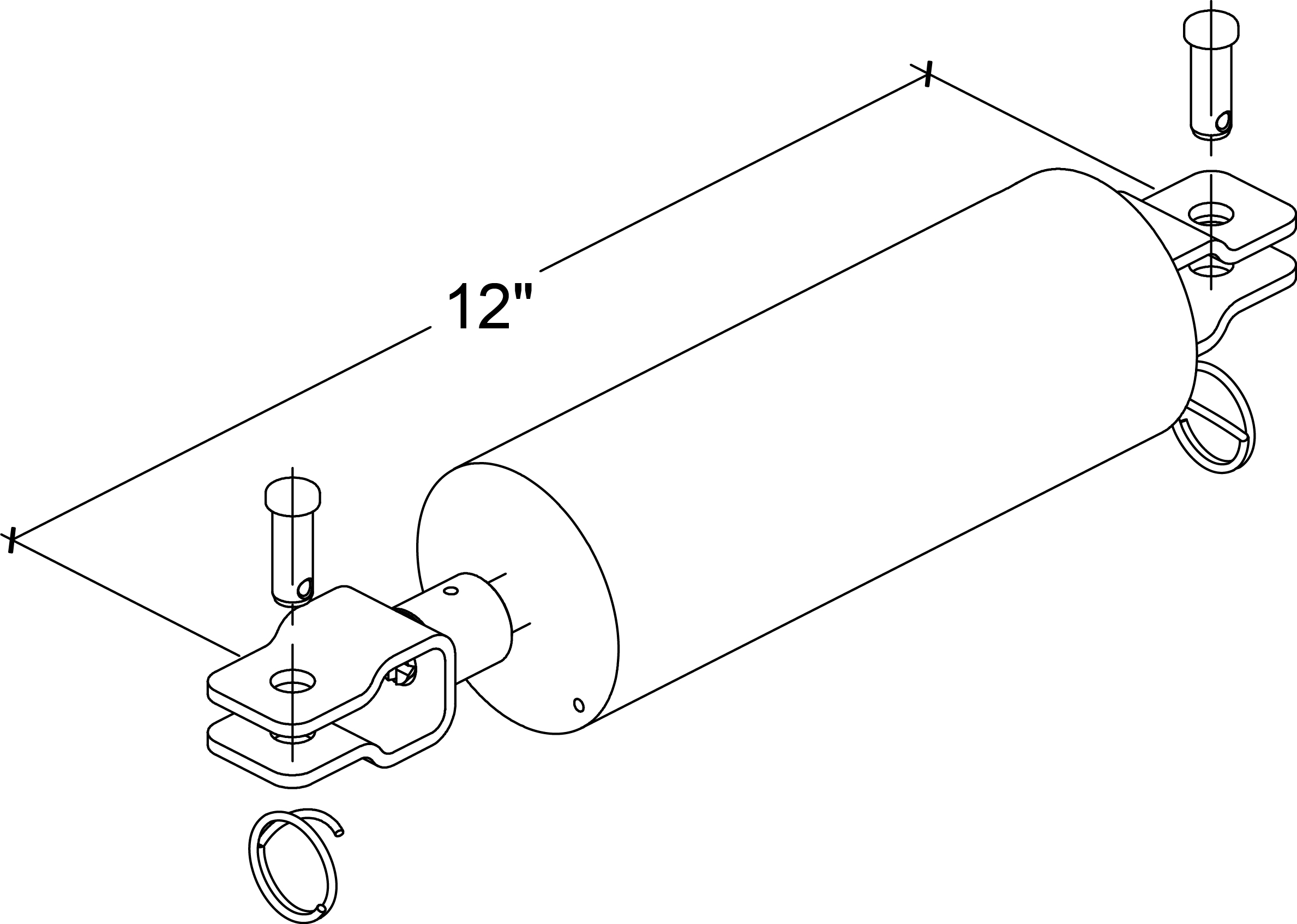 Jost Air Cylinder SK7501503 - image 1 of 1