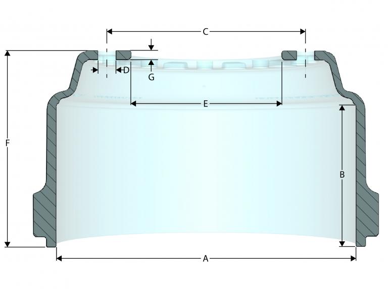 Gunite Brake Drum 3166