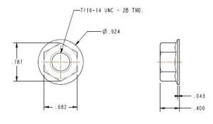 Haldex Flange Nut 44310204