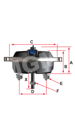 MGM S Cam Brakes Drum 1420801 - image 1 of 1
