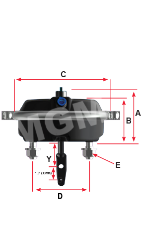 MGM S Cam Brakes Drum 1428901 - image 1 of 1