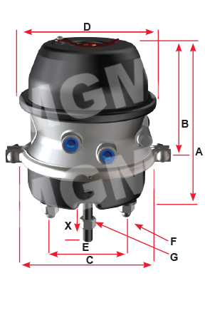 MGM S Cam Brakes Drum 3427051 - image 1 of 1