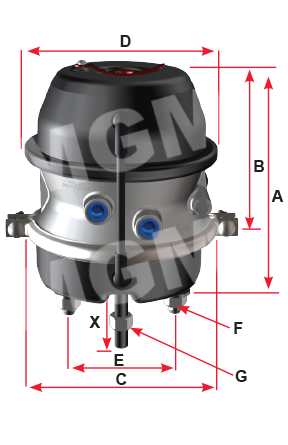 MGM S Cam Brakes Drum 3431851 - image 1 of 1