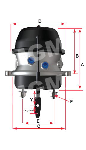 MGM S Cam Brakes Drum 3431954 - image 1 of 1