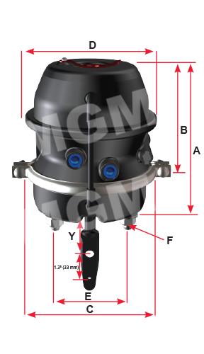 MGM S Cam Brakes Drum 3531954