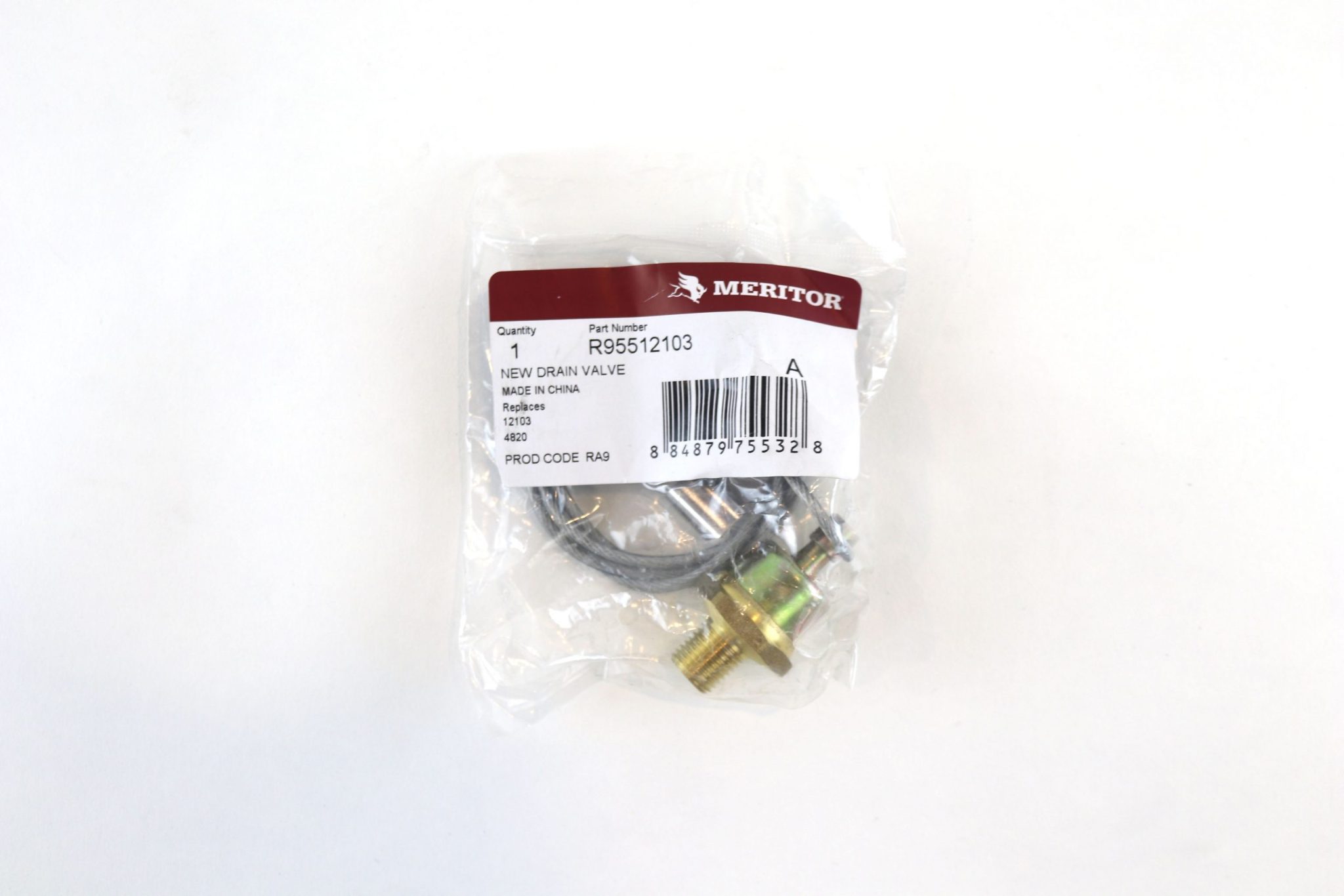 Meritor Air Sys Manual Drain Valve R95512103 Bergey's Truck Centers