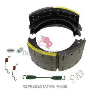 Meritor Reman Brake Shoe Lined Shoe Kit With Hardware Reman XKEG24709E2