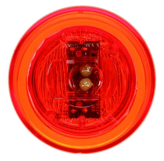 Truck-Lite 10 Series LED Red Round 2 Diode Marker Clearance Light P2 Fit N Forget MC Bulk 10250R3 - image 2 of 2