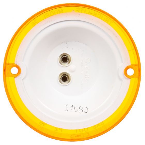 Truck-Lite 26 Series Incandescent Yellow Beehive 1 Bulb PL10 Marker Clearance Light P2 2 Screw 26762Y - image 2 of 2