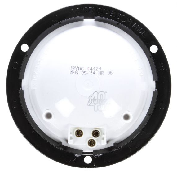 Truck-Lite Super 40 Incandescent Red Round 1 Bulb PL3 Stop Turn Tail  Black Flange Mount 40259R - image 2 of 2