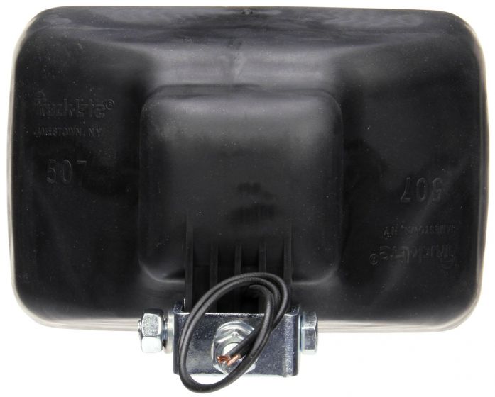 Truck-Lite 4x6in Rectangular Halogen Work Light Black 1 Bulb Stripped End 80394