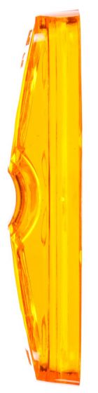 Truck-Lite Signal Stat Oval Yellow Acrylic Replacement Lens Snap Fit 9007A