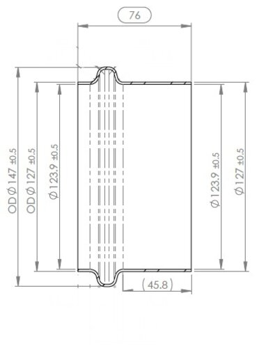 Dinex DEF Chamber Collar Rep Kit 53205131 - image 1 of 1