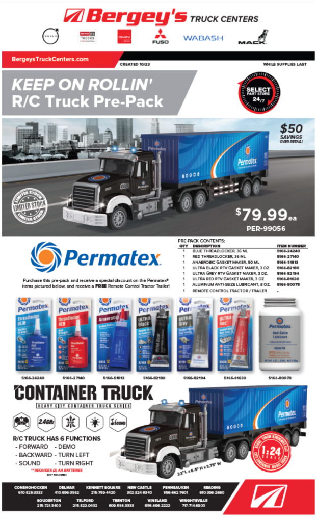 Parts Managers Specials - Bergey's Truck Centers