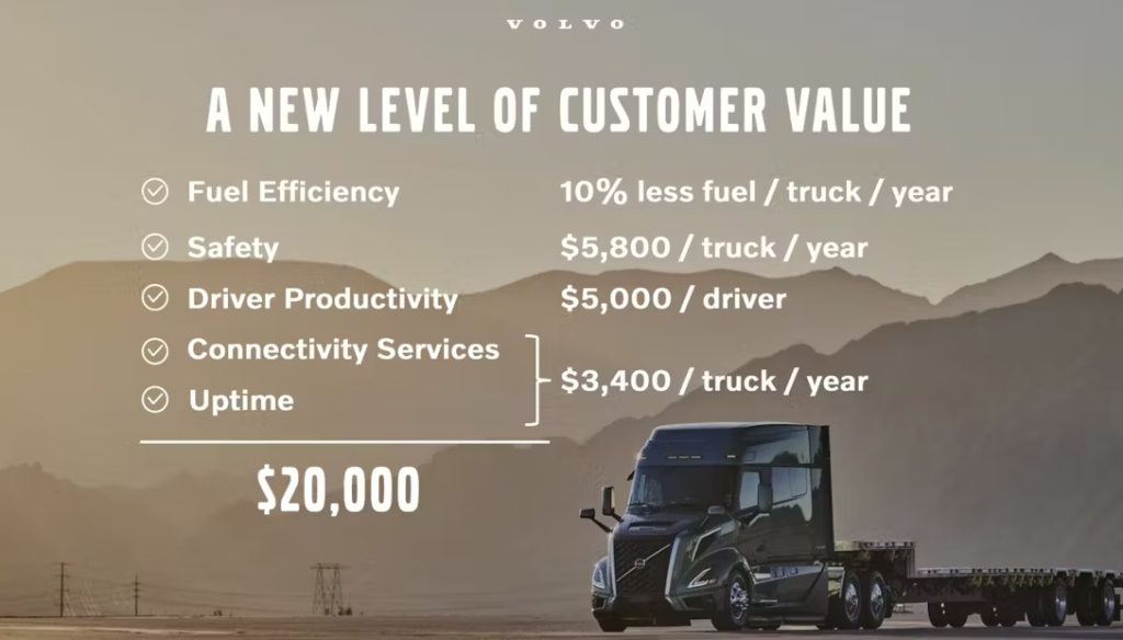 all new Volvo VNL customer value